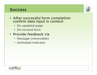 Best Practices for Form Design