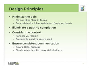 Best Practices for Form Design