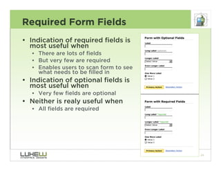Best Practices for Form Design