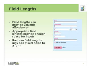 Best Practices for Form Design