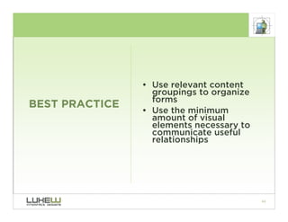 Best Practices for Form Design