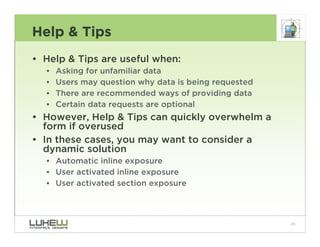 Best Practices for Form Design