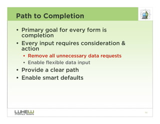 Best Practices for Form Design