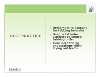 Best Practices for Form Design