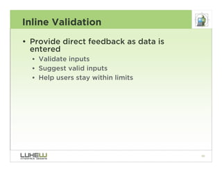 Best Practices for Form Design