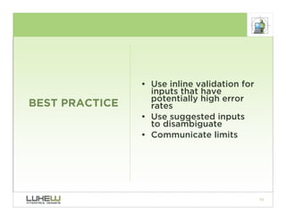 Best Practices for Form Design