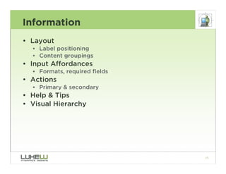 Best Practices for Form Design