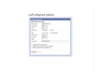 Best Practices for Form Design