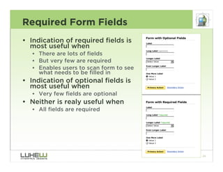 Best Practices for Form Design