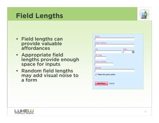 Best Practices for Form Design