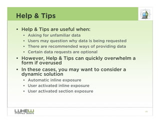 Best Practices for Form Design