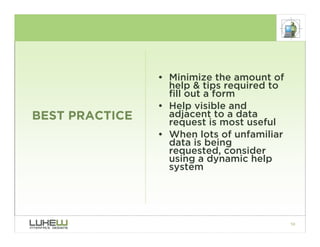 Best Practices for Form Design