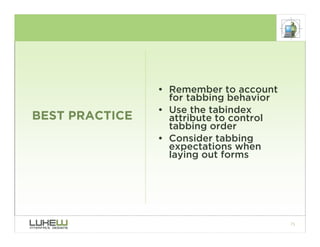 Best Practices for Form Design
