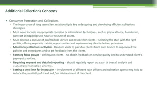 Prohibited Collection Practices Best Practices for Loan Collections for Microfinance Institution | PPTX