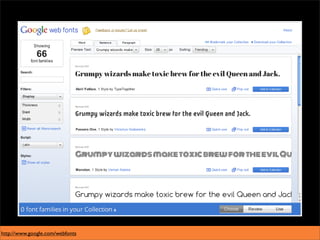 http://www.google.com/webfonts
 