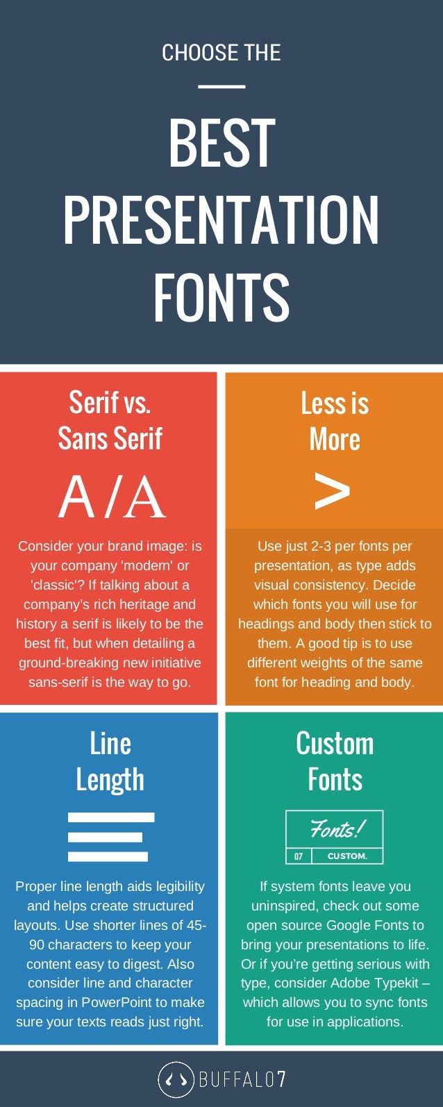 best font size for a powerpoint presentation