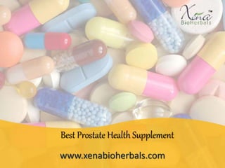 Best Prostate Health Supplement
www.xenabioherbals.com
 