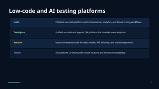 Best Test Automation Tools in 2026: AI Testing Platforms, Frameworks ...