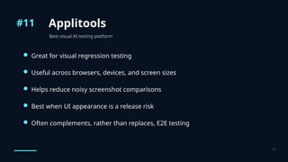 Best Test Automation Tools in 2026: AI Testing Platforms, Frameworks ...