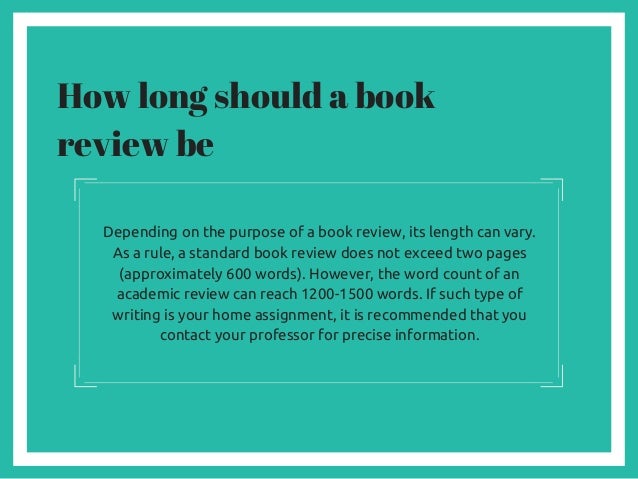 how to end a book review