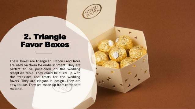 Best 10 Favor Wedding Boxes Design Ideas