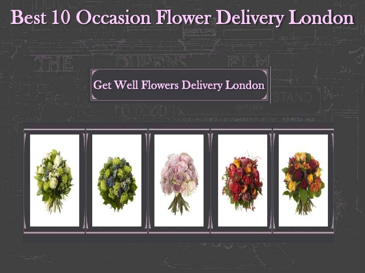 Best 10 occasion flower delivery in london 2012