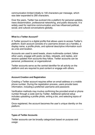 Twitter Acc Example Best 10 Site to Purchase Twitter Accounts_ An Informational Overview.docx