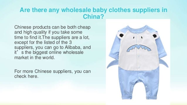 baby clothing wholesale suppliers