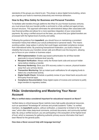 Mastering Verified Korean Naver Accounts: 2025 Digital Ecosystem Guide ...