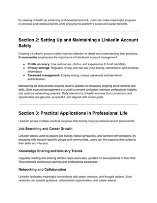 Mastering Safe LinkedIn Account Use for Career and Personal Growth in ...