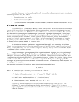 drainage capabilities and heat loss of different inverted roof ...
