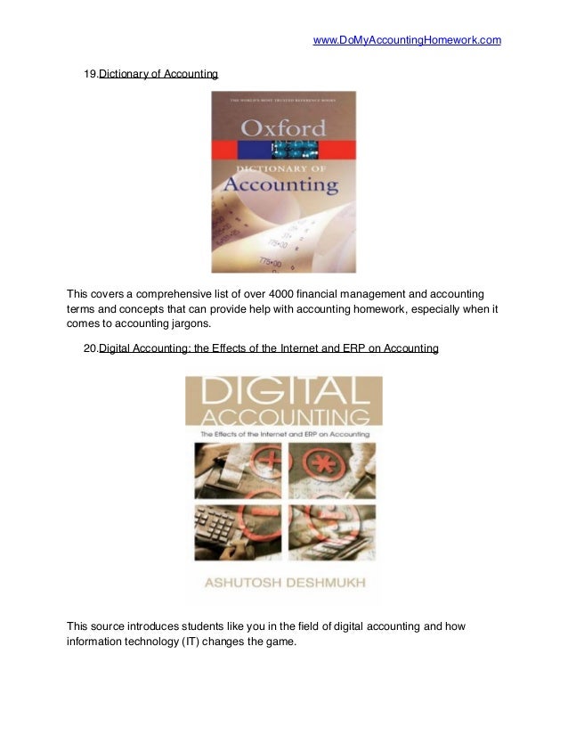 50 Best Accounting Books for Students