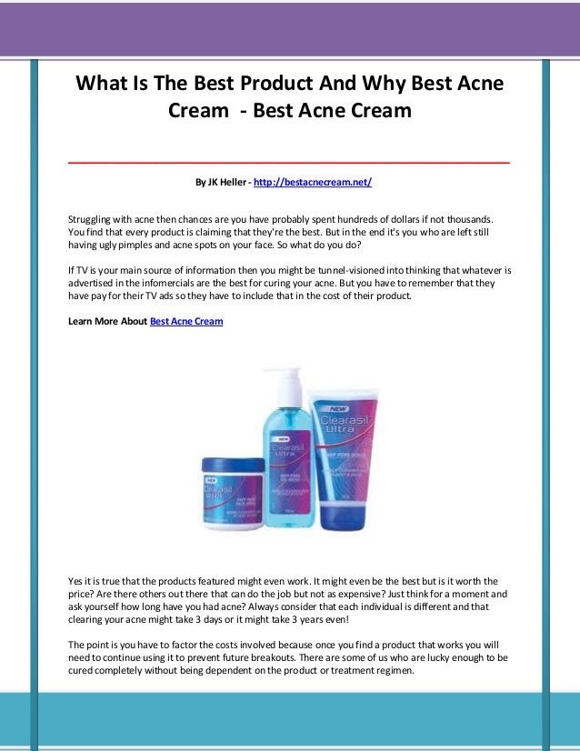 best acne treatment regimen