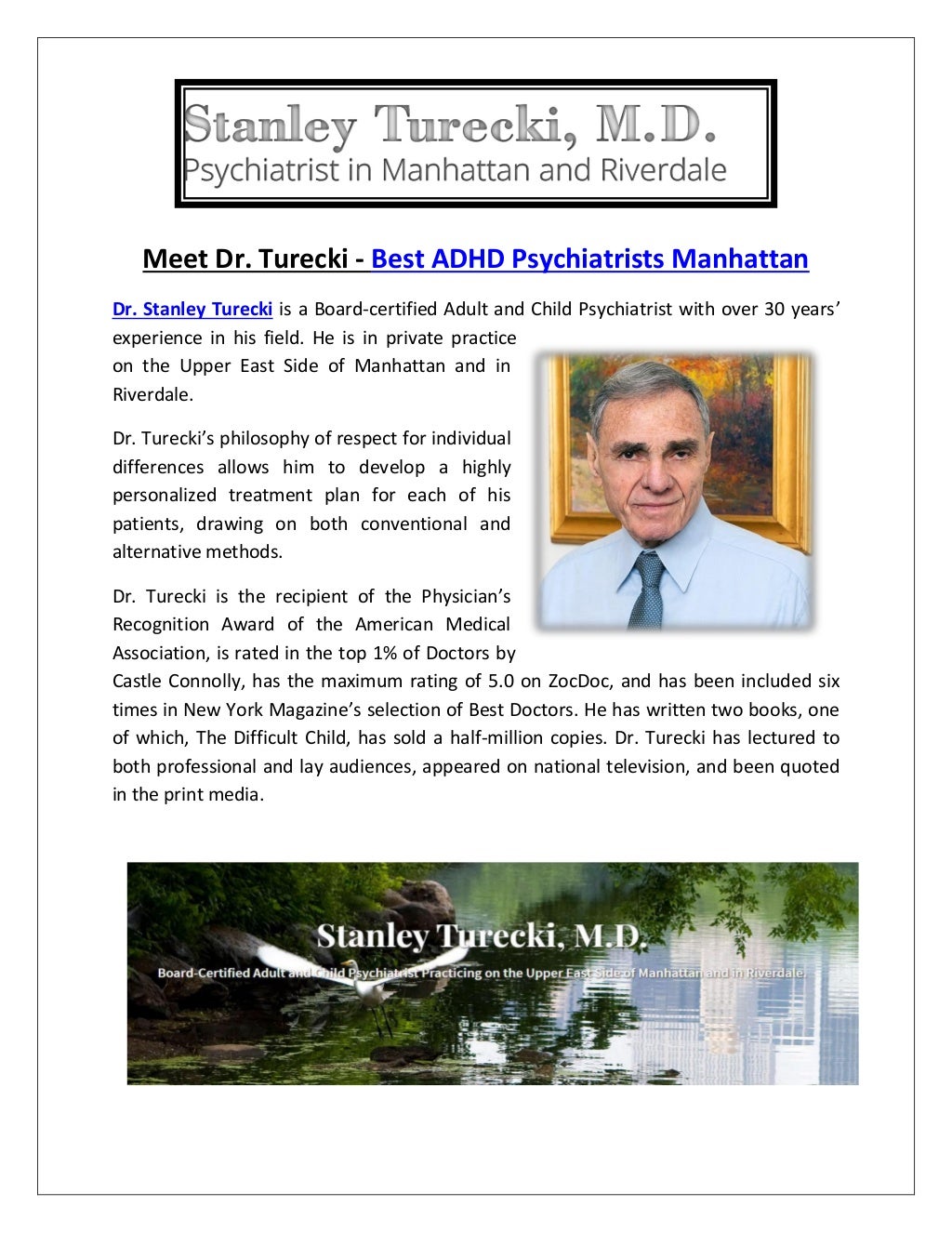 Best ADHD Psychiatrists Manhattan