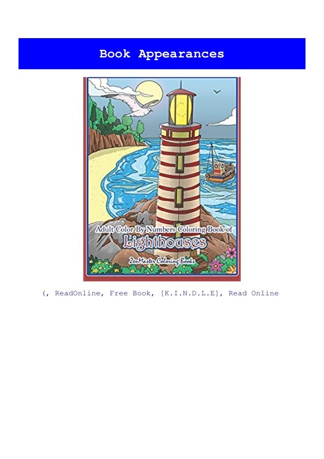 [Best!] Adult Color By Numbers Coloring Book of Lighthouses Lighthouse