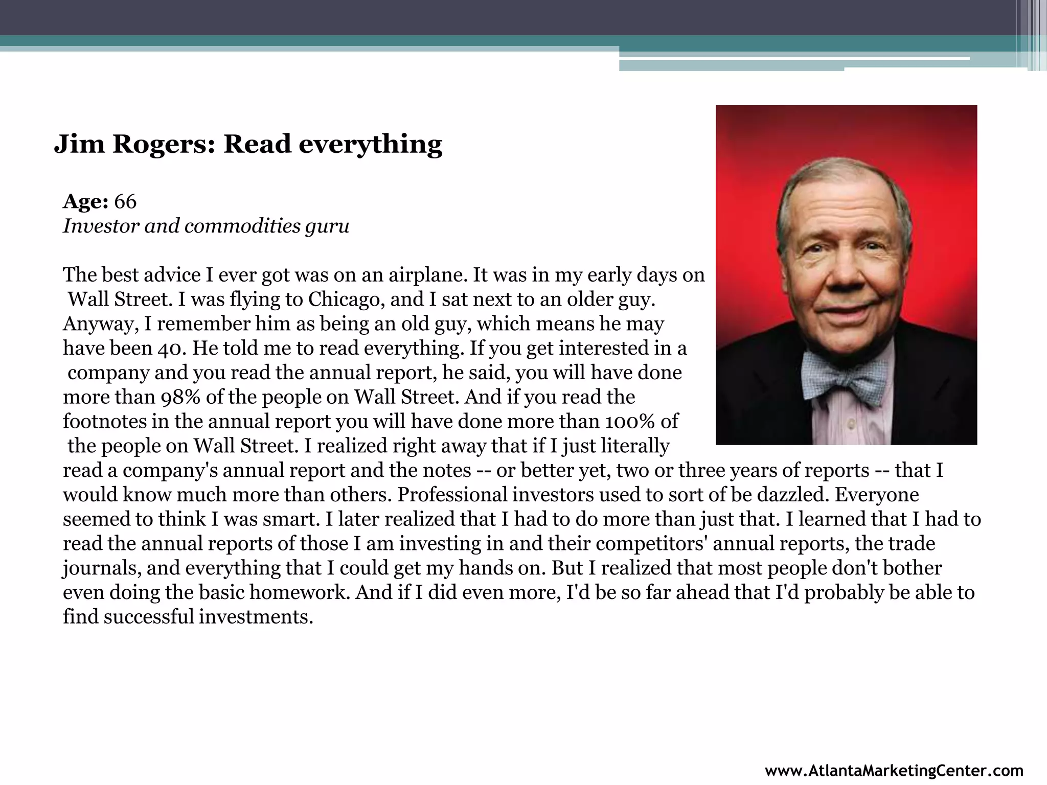 Best Advice I Ever Got | PPTX