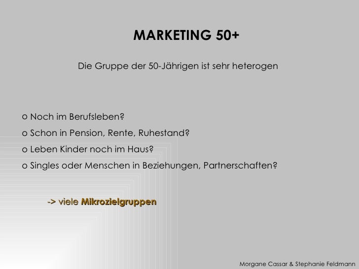 Best Ager Als Zielgruppe