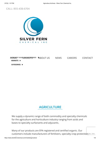 Best agriculture at silverfern chemical
