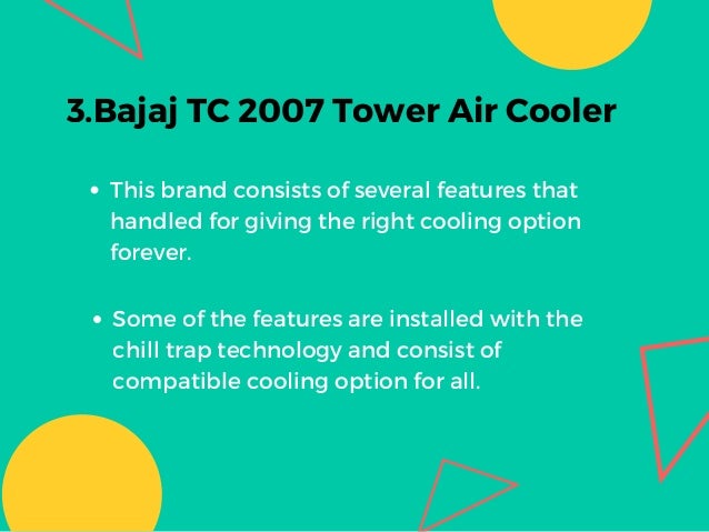 bajaj tc 2007 tower air cooler