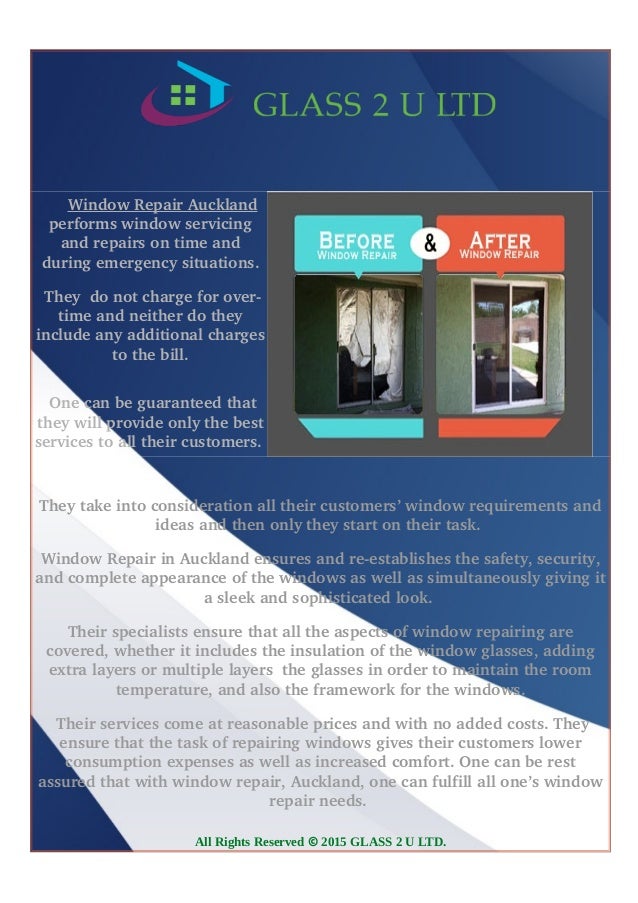 Best and high quality window repair auckland