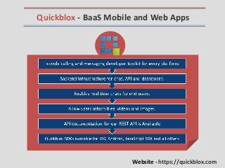 Quickblox - BaaS Mobile and Web Apps
Website - https://quickblox.com
 