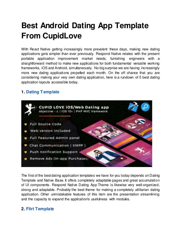 Cupid dating IOS