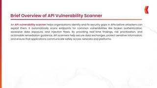 Best API Vulnerability Scanner for Organizations in 2026 | PDF