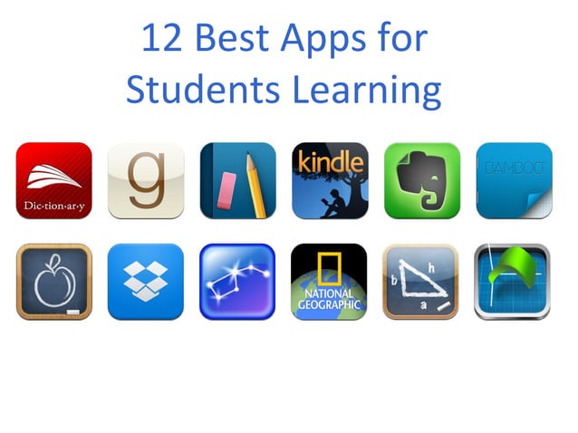 12 Best Apps for Students Learning | PPT