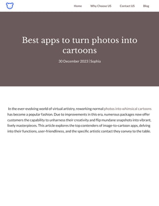 Best apps to turn photos into cartoons_compressed.pdf