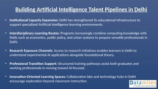 Best Artificial Intelligence Courses in Delhi | PPTX