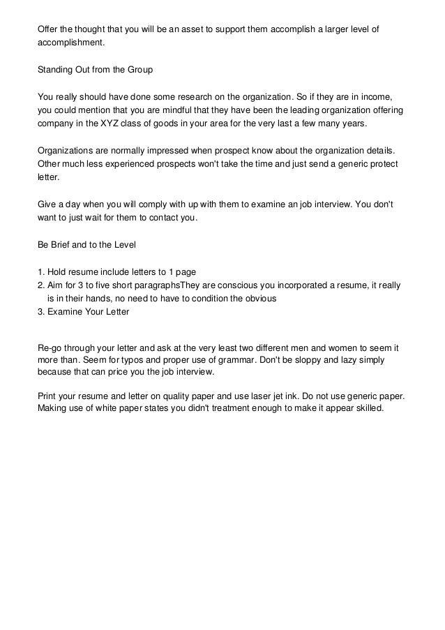 get the best letter template and create an efficient cover letter should cover letters be less than a page