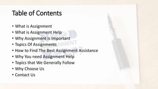 Best Assignment Assistance