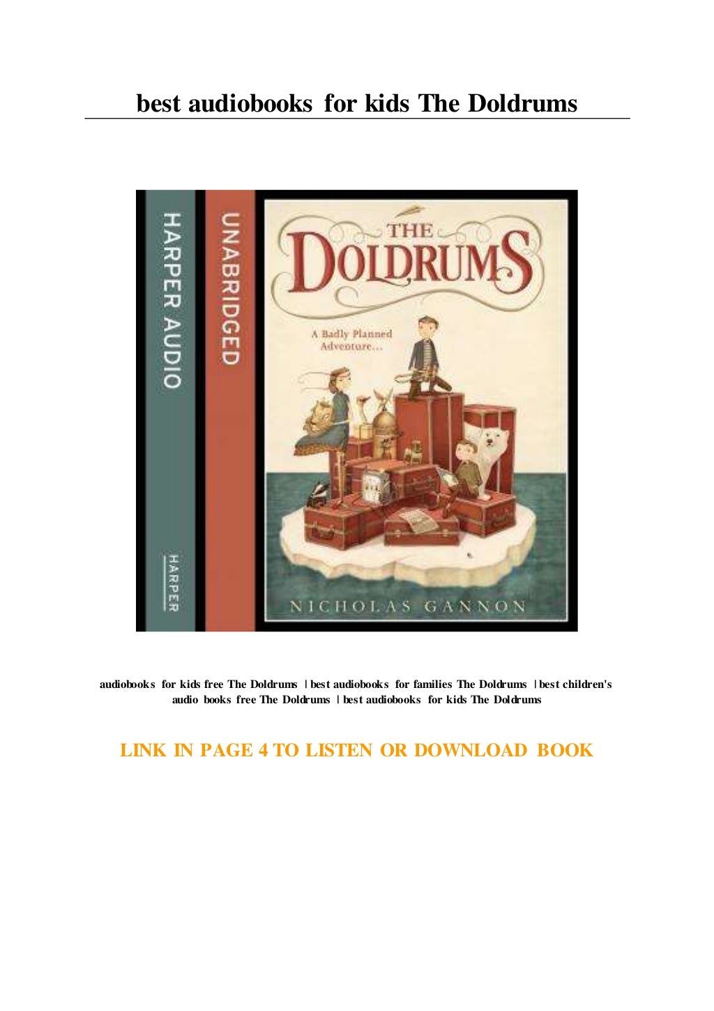 Best Audiobooks For Kids The Doldrums