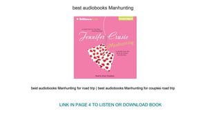 best audiobooks Manhunting
best audiobooks Manhunting for road trip | best audiobooks Manhunting for couples road trip
LINK IN PAGE 4 TO LISTEN OR DOWNLOAD BOOK
 